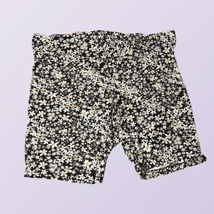 2X Floral Bike Shorts